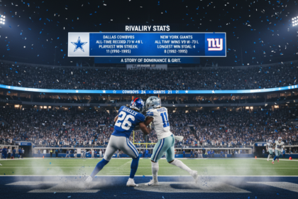 Dallas Cowboys vs New York Giants Stats: 2025 Match Player Stats