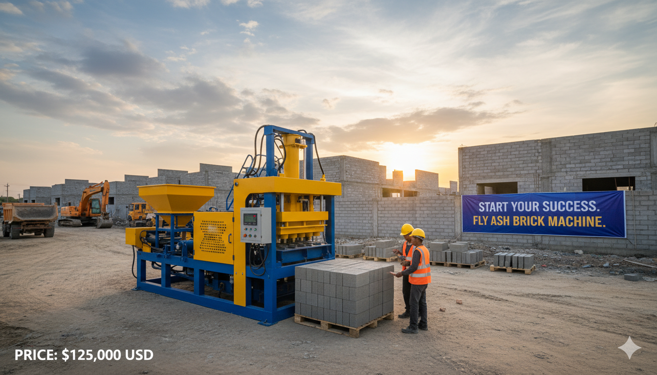 Fully Automatic Fly Ash Bricks Machine Price